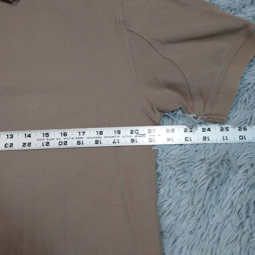 Duluth Trading Co. Shirt Mens S Beige Polo Golf Preppy Nerd Work Chore Casual - Picture 6 of 8